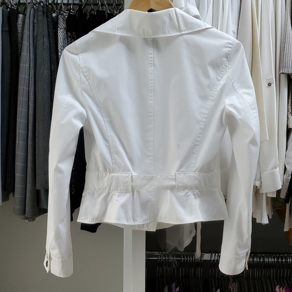 Express White Moto Lightweight Jacket Size XS - Picture 4 of 7